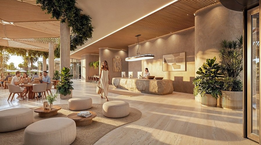 Resort restaurant and dining area